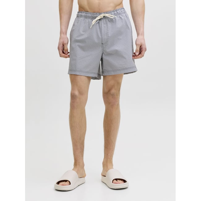 Short de bain en seersucker - JACK & JONES