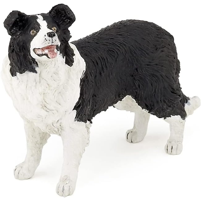 Figurine Border Collie noir <span itemprop=