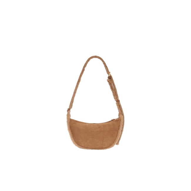 Sac porté épaule daim SUZYVI - CAROLL