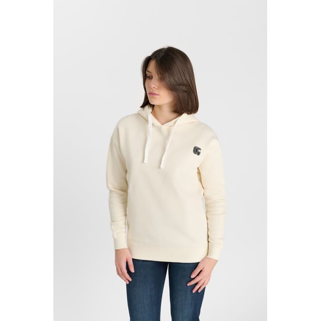 Sweat-Shirt capuche DIVAGI cream <span itemprop=