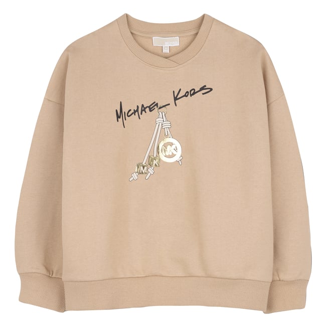 Sweat à manches longues caramel <span itemprop=