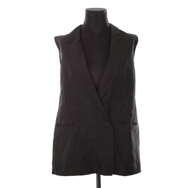 Blazer en lin - Très Bon État noir <span itemprop=