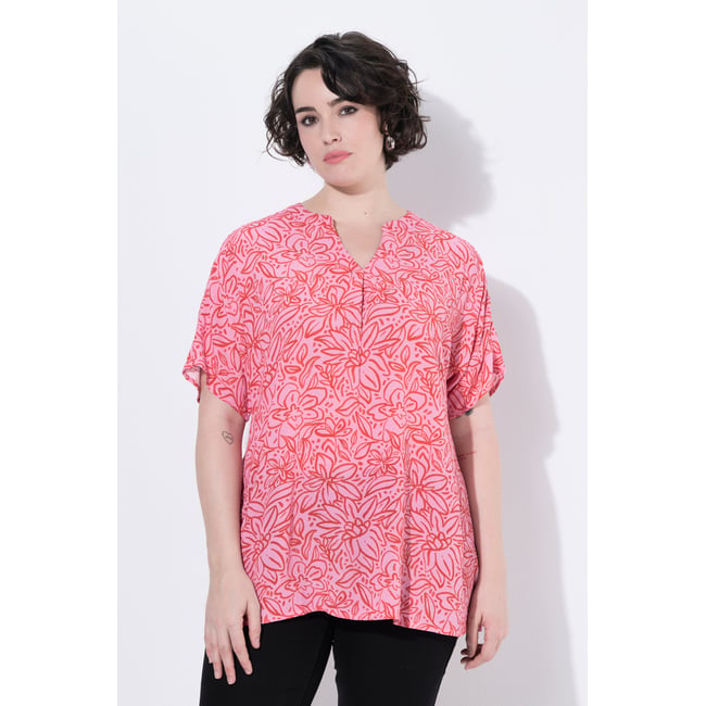 Blouse motif floral - ULLA POPKEN