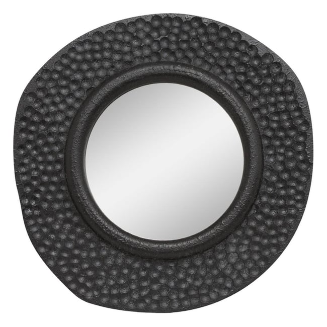 Miroir rond NYER Couleur noir <span itemprop=
