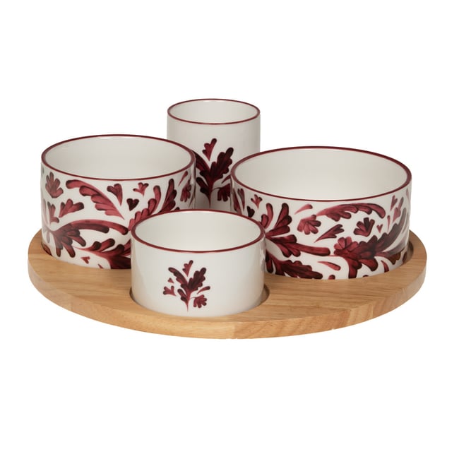 Service apéritif de 4 pièces Romane   28,5 cm - ROMANE - TABLE PASSION