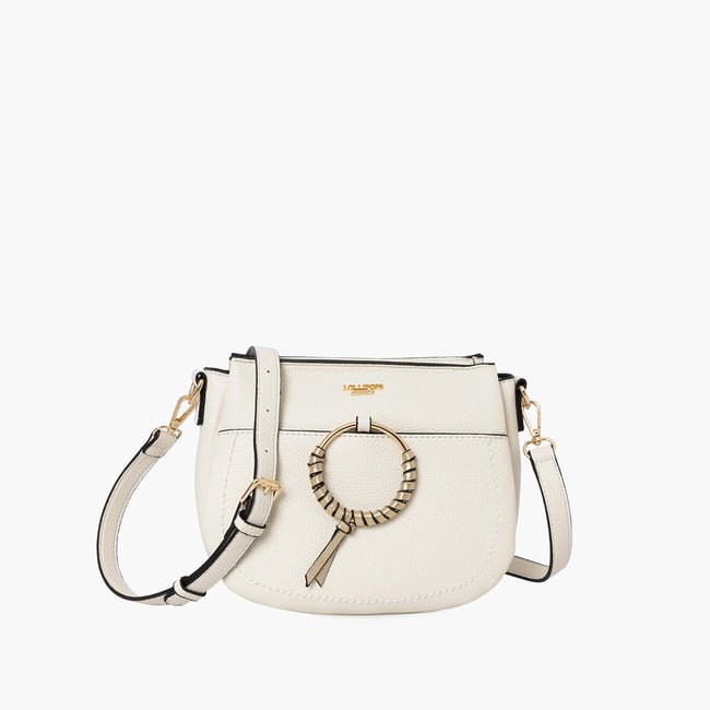 Sac multi poches  Sefa ivoire <span itemprop=