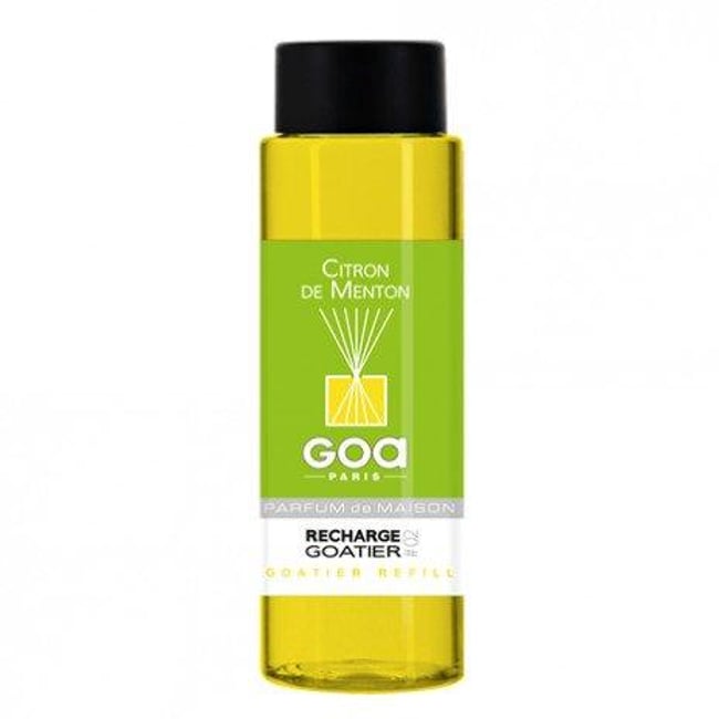 Parfum d'intérieur - Recharge Goatier 250ml  -CITRON DE SICILE Couleur v002238 <span itemprop=