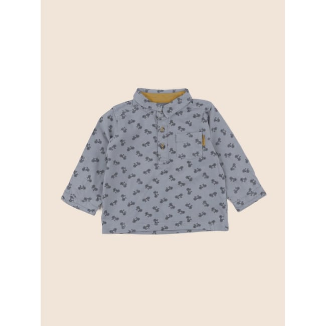 Tee-shirt - Etat satisfaisant bleu <span itemprop=