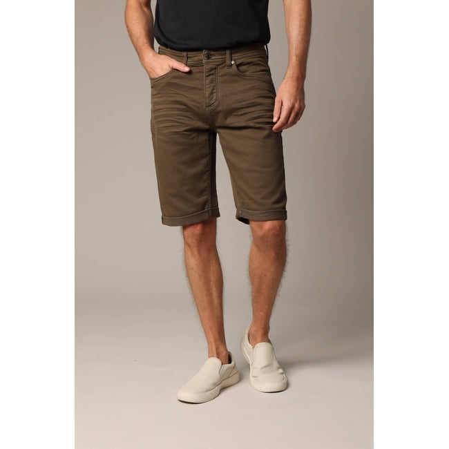 Bermuda à coupe slim BART khaki used <span itemprop=