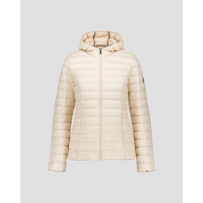 Doudoune légère zippée, à capuche, CLOE sable <span itemprop=