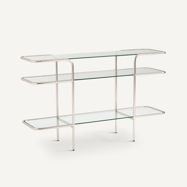 Console tubulaire, Molna Couleur nickel satiné <span itemprop=