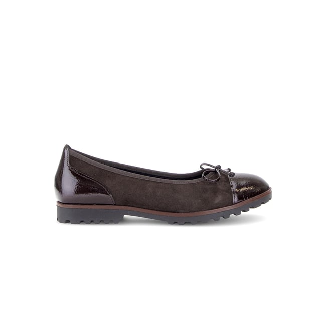 Ballerines en cuir à talon décroché - GABOR