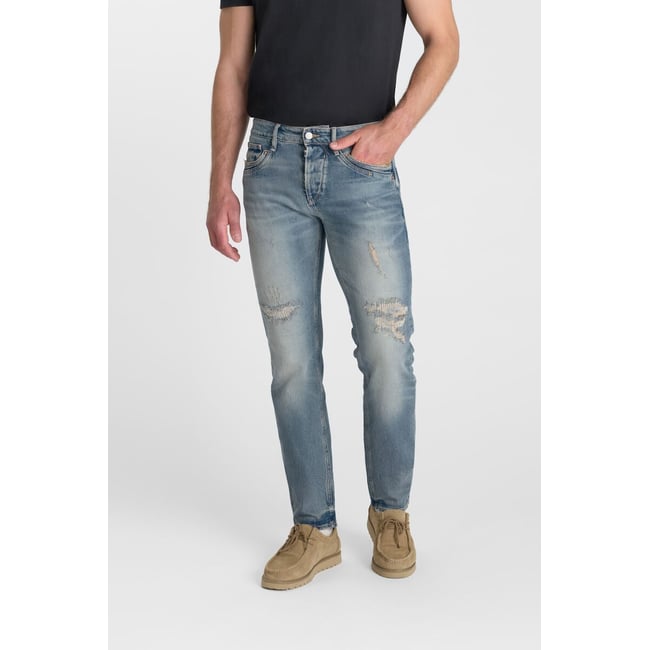 Jeans slim stretch 700/11, longueur 34 blue <span itemprop=
