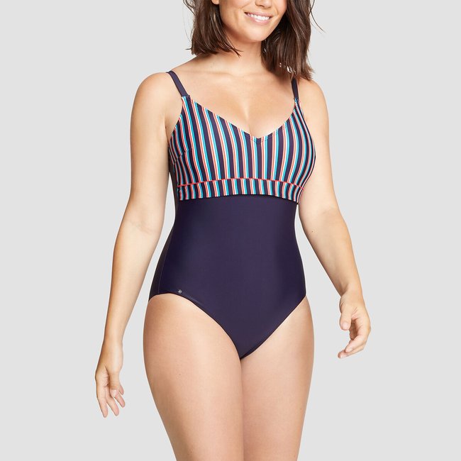 Belle Île Swimsuit, striped, BESTFORM