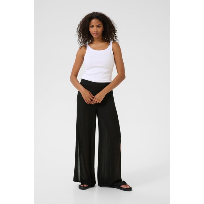 Casual pants noir <span itemprop=