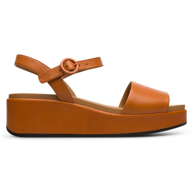 Sandales Cuir Misia marron <span itemprop=