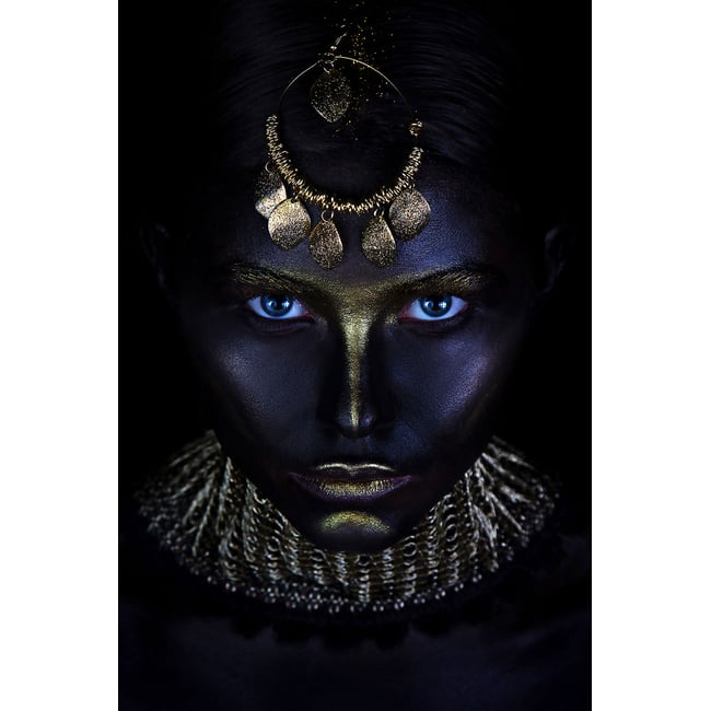 Tableau d'art gold queen - HEXOA
