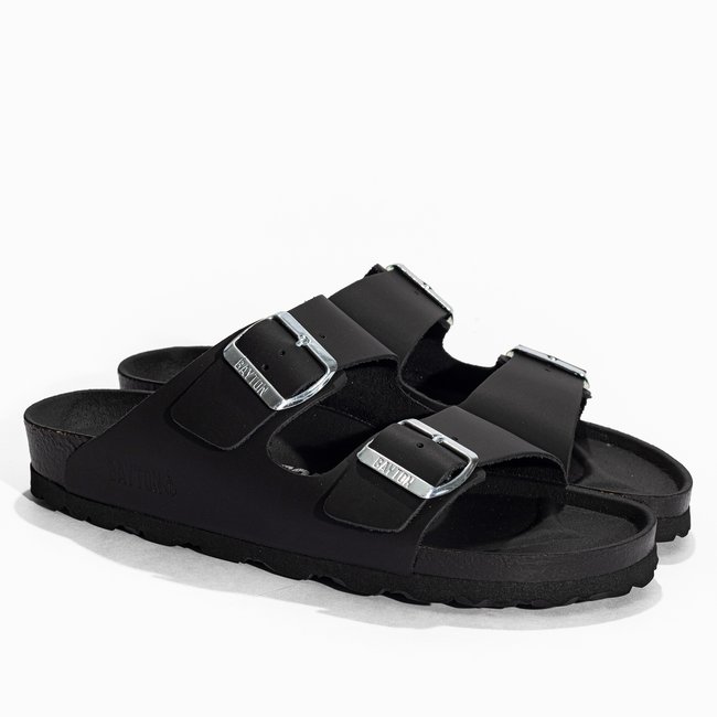 Sandales ATLAS pour femme noir <span itemprop=