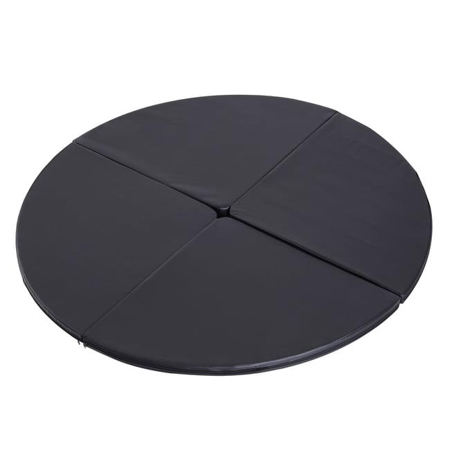 Tapis de protection pour pole dance Plastique noir <span itemprop=