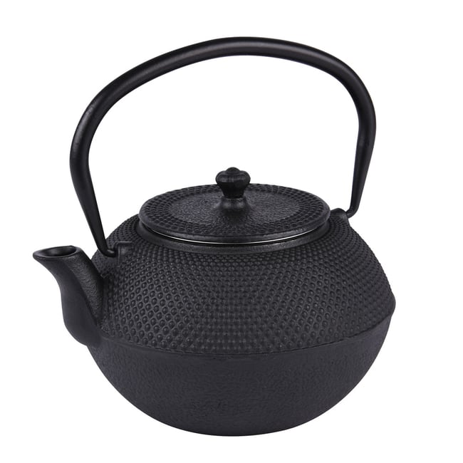 Théière en fonte avec filtre inox 1.2 l Asia  e noir <span itemprop=