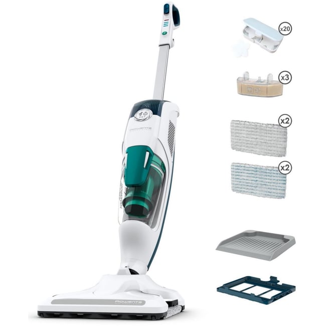 Balai vapeur RY7777WH Clean & Steam Revolution blanc <span itemprop=