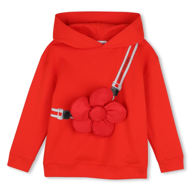 Sweat à capuche pop red <span itemprop=