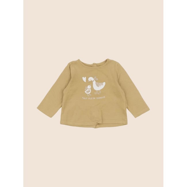 Tee-shirt - Très bon état jaune <span itemprop=
