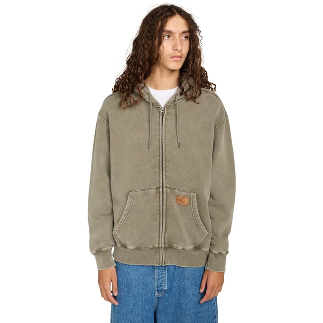 Sweat zippé CARGO vert forest night <span itemprop=