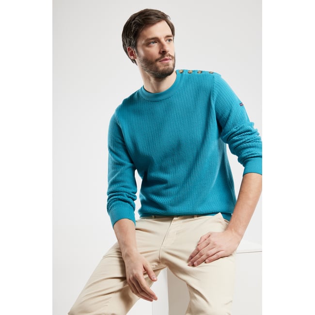 Pull marin en coton pagoda <span itemprop=