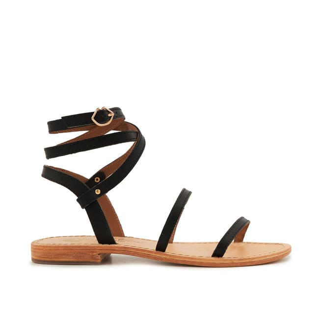 Sandales En Cuir Claire - BONS BAISERS