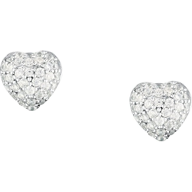 Boucles d'oreilles en Zircon/cubic Zirconia/recycled Silver 925/1000 et Zircon argent <span itemprop=