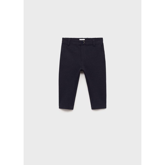 Pantalon slim-fit bleu marine foncé <span itemprop=
