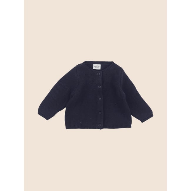 Gilet - Très bon état bleu <span itemprop=