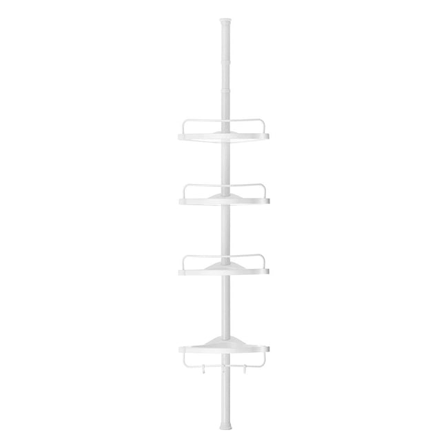 Étagère de Douche Réglable avec 4 Tablettes - H85/305 cm Couleur v002227 <span itemprop=