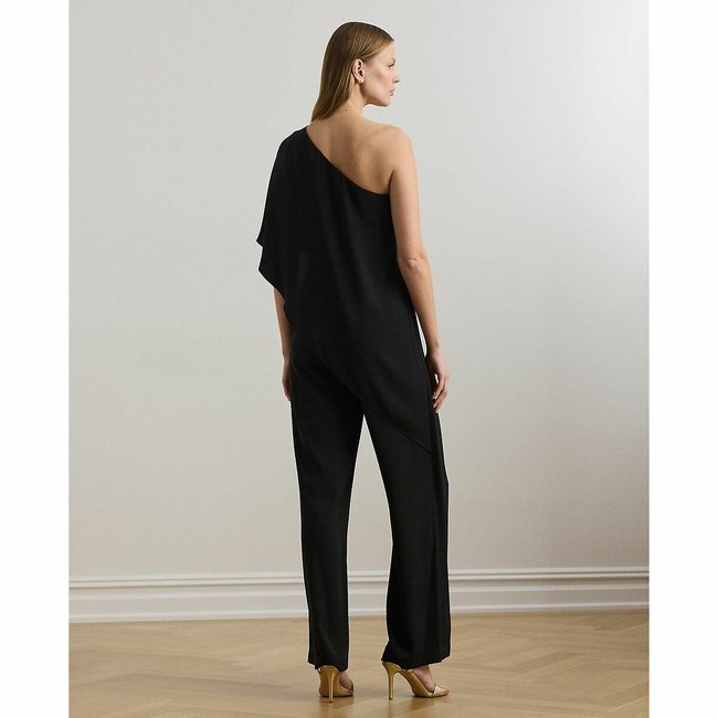 Combinaison pantalon épaule dénudée, april noir Lauren Ralph