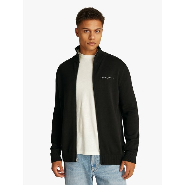 Cardigan con cerniera nero TOMMY JEANS