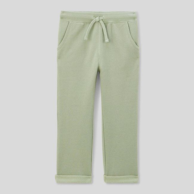 Jogging avec cordon, en coton BIO - MONOPRIX