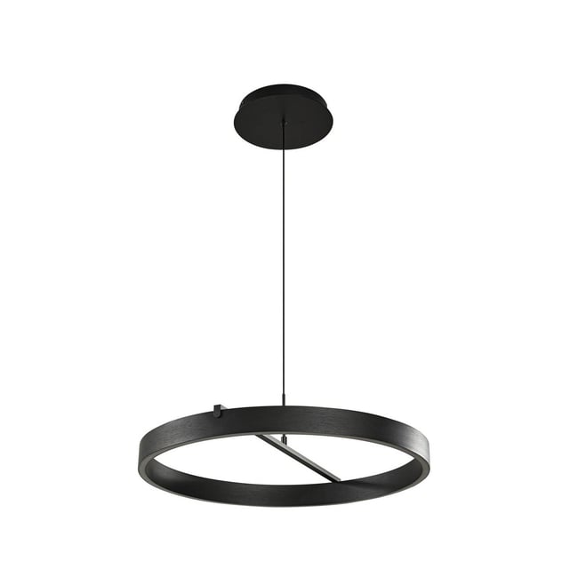 Suspension en métal moderneLED, Rovan Couleur noir <span itemprop=