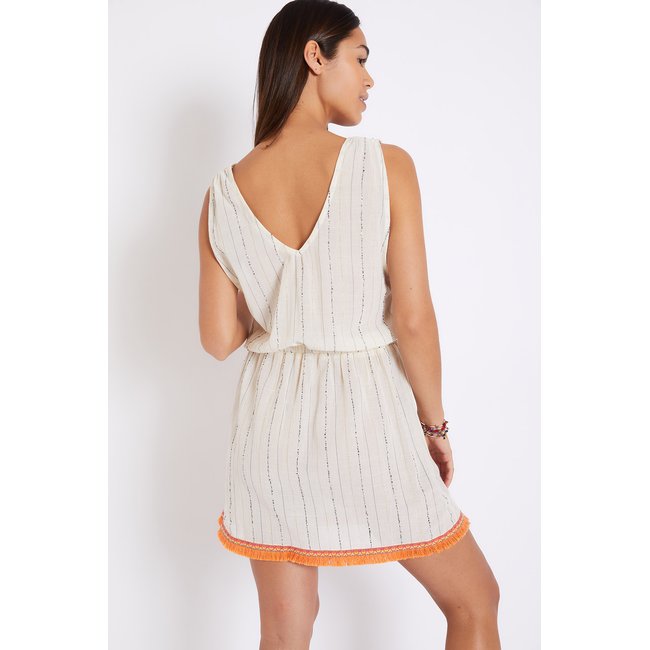 Robe beachwear Marzul - MANDALO ecru <span itemprop=