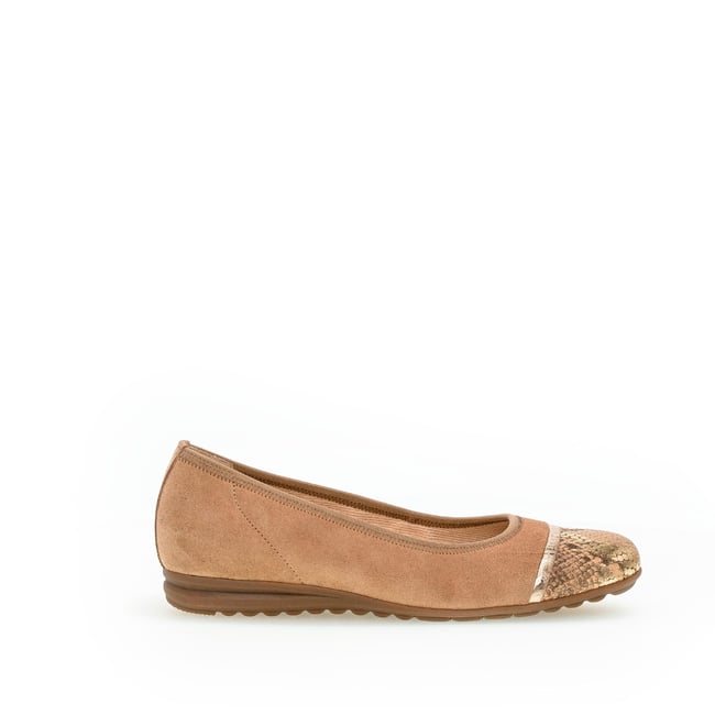 Ballerines Plates Gabor Pour Femme - Largeur Supplémentaire G, Confort Optimal, En Daim - Classique Et élégant - 3