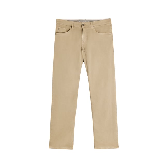 PANTALON STRAIGHT GRAVEL beige <span itemprop=