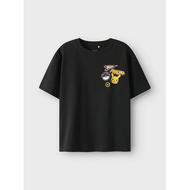 T-shirt a maniche corte, Pokemon nero  NAME IT