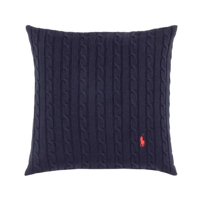 Housse de coussin en coton, CABLE - RALPH LAUREN HOME