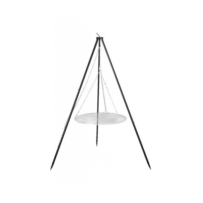 Grill de cuisson en acier inoxydable sur trépieds Nobel 50 cm noir <span itemprop=