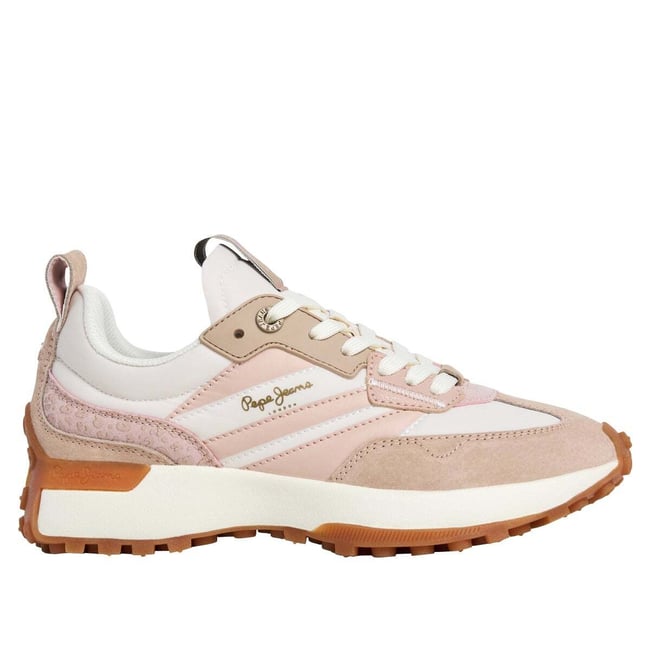 Ball - Baskets En Cuir À Semelle Cupsole rose nude <span itemprop=