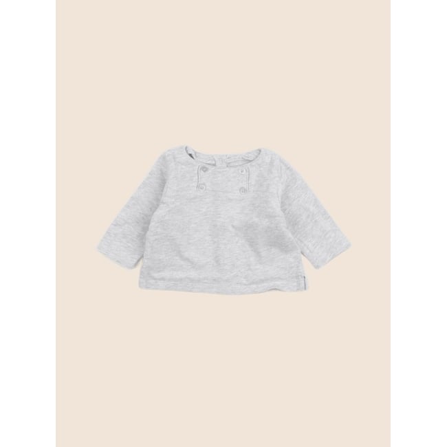 Tee-shirt - Très bon état gris <span itemprop=