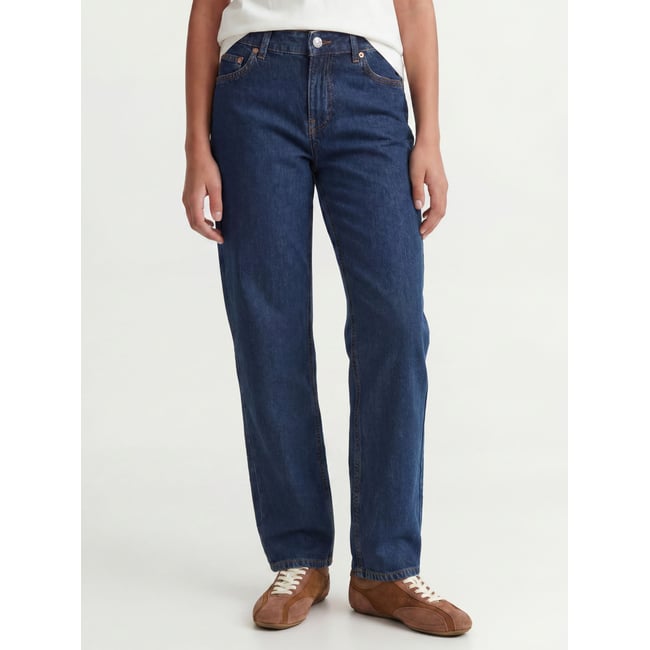 Jean À Coupe Ample bleue - blue denim 1 <span itemprop=