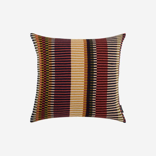 Coussin coton CHARLOTTE multicolore <span itemprop=