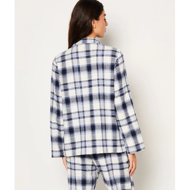 Chemise de pyjama en coton à carreaux FROZEN gris <span itemprop=