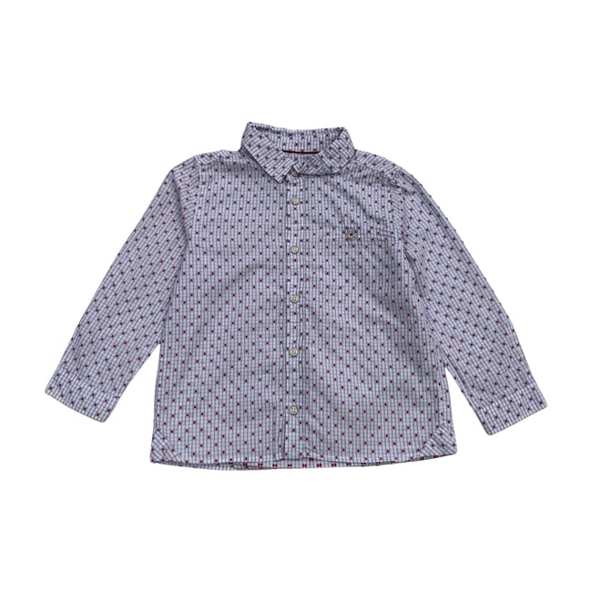 Chemise bébé - Très bon état blanc, bleu <span itemprop=